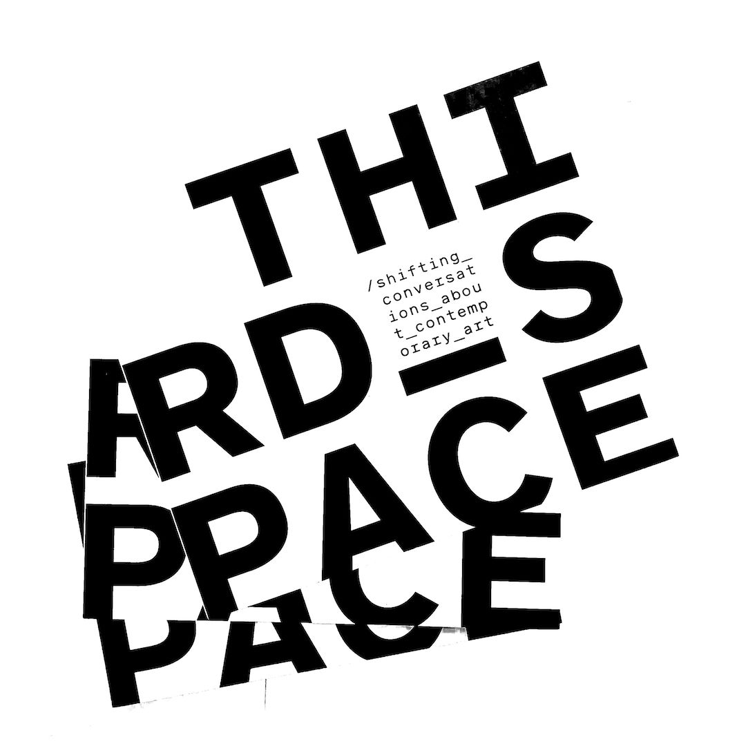 abstract black and white image letterforms