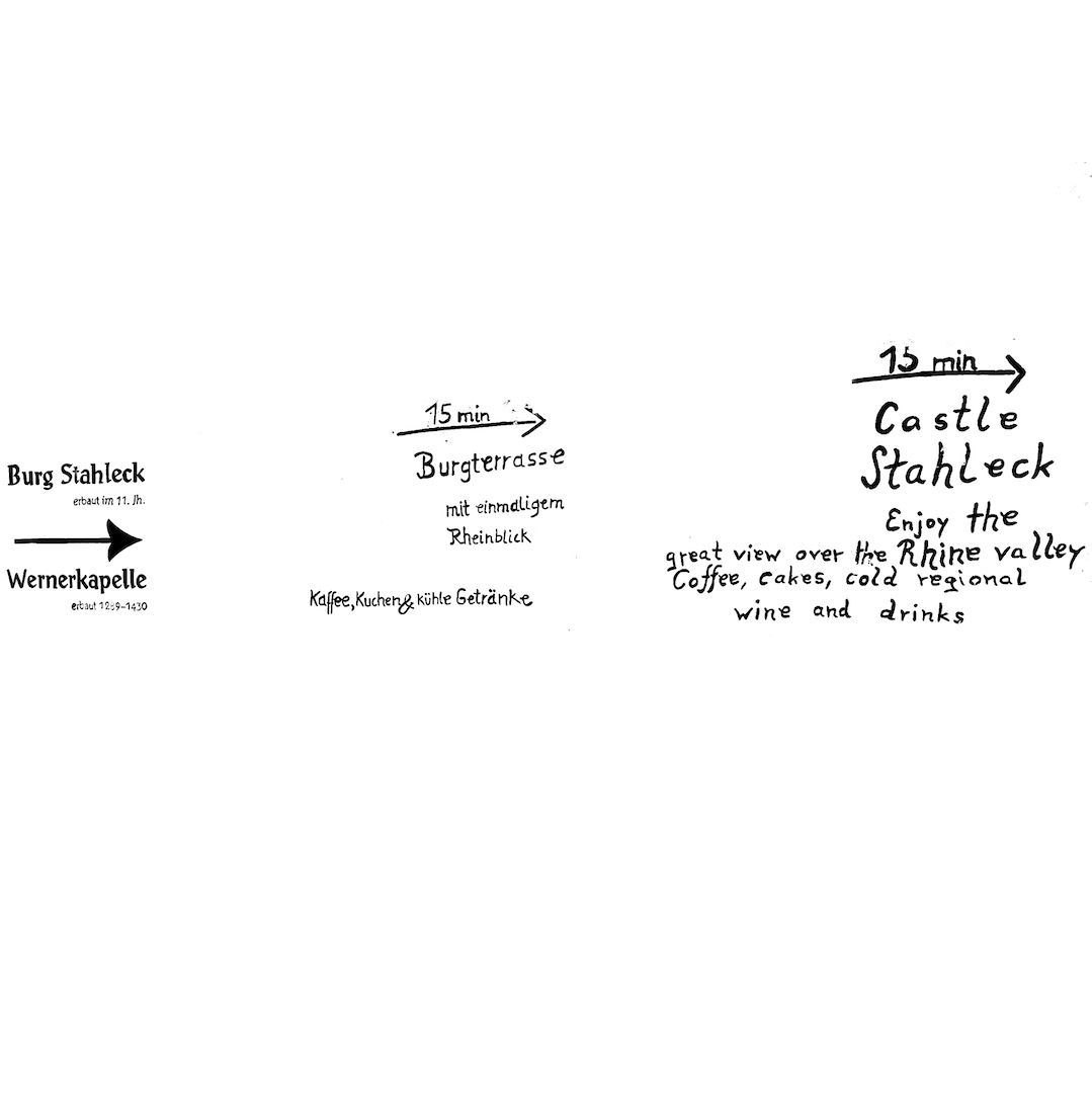 abstract black and white image letterforms