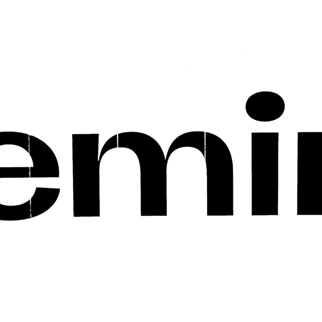 abstract black and white image letterforms