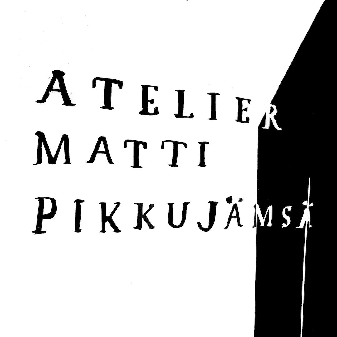 abstract black and white image letterforms
