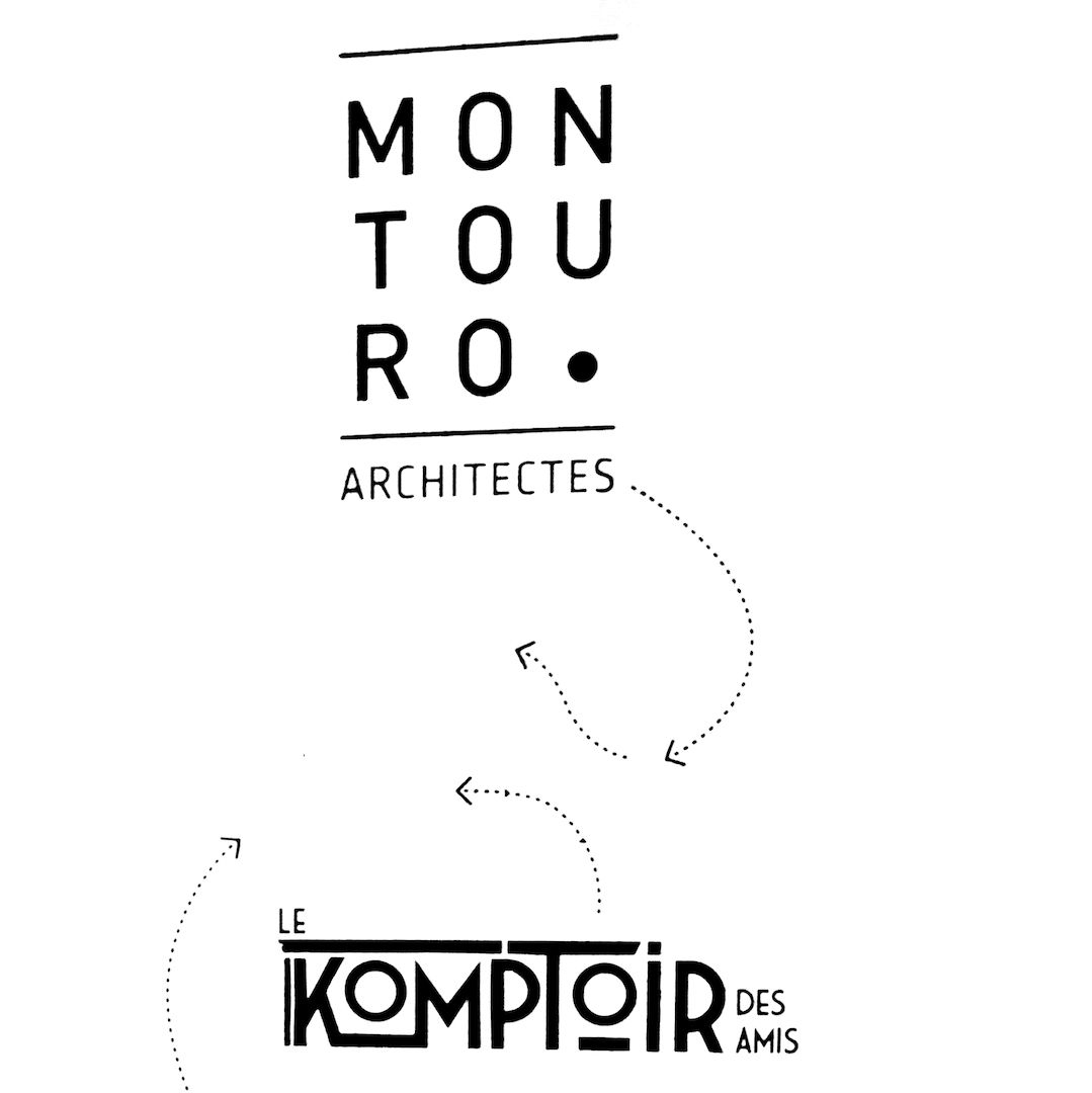 abstract black and white image letterforms