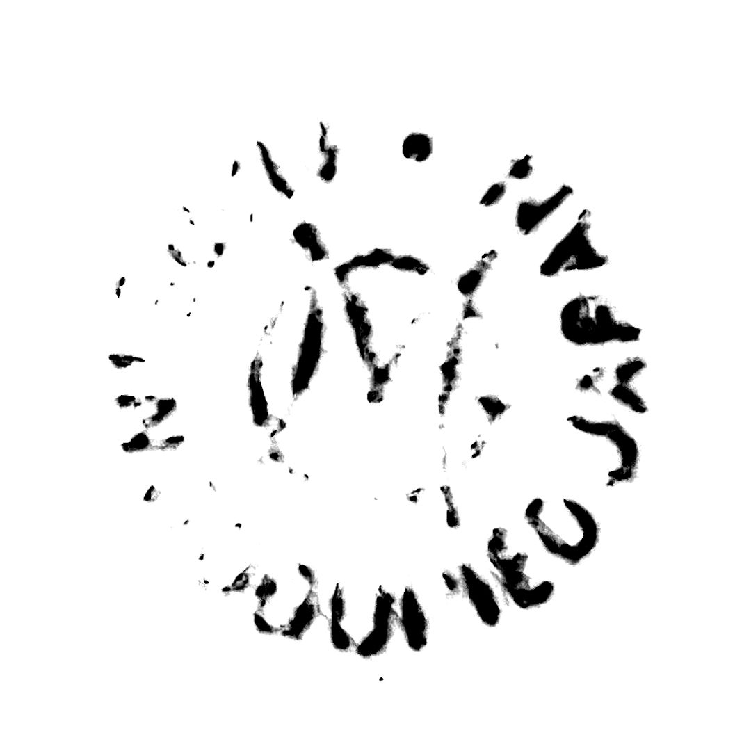 abstract black and white image letterforms