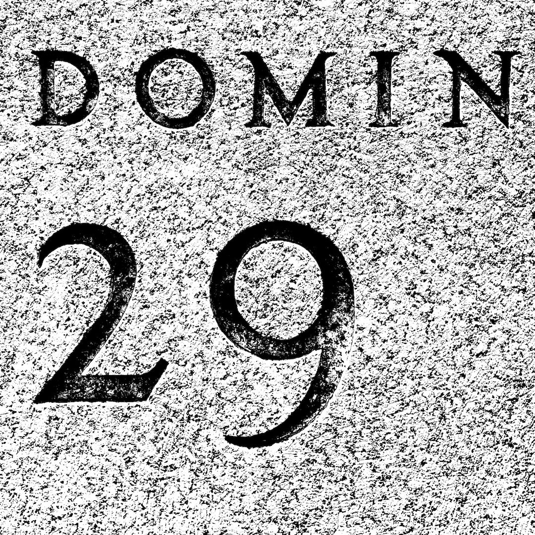 abstract black and white image letterforms