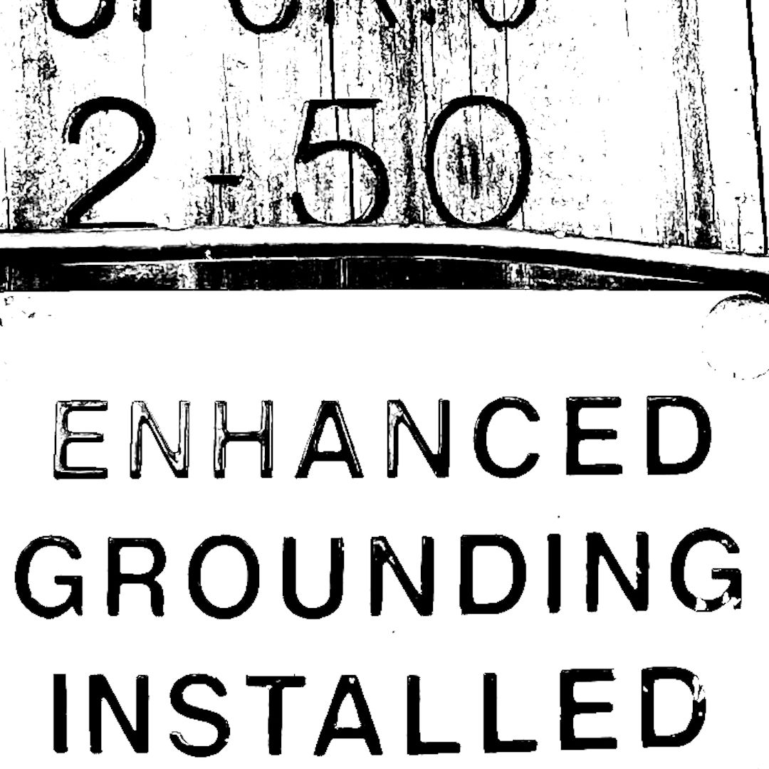 abstract black and white image letterforms
