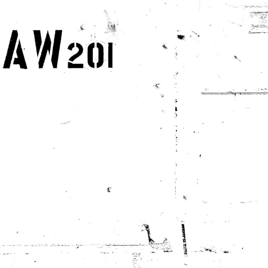 abstract black and white image letterforms