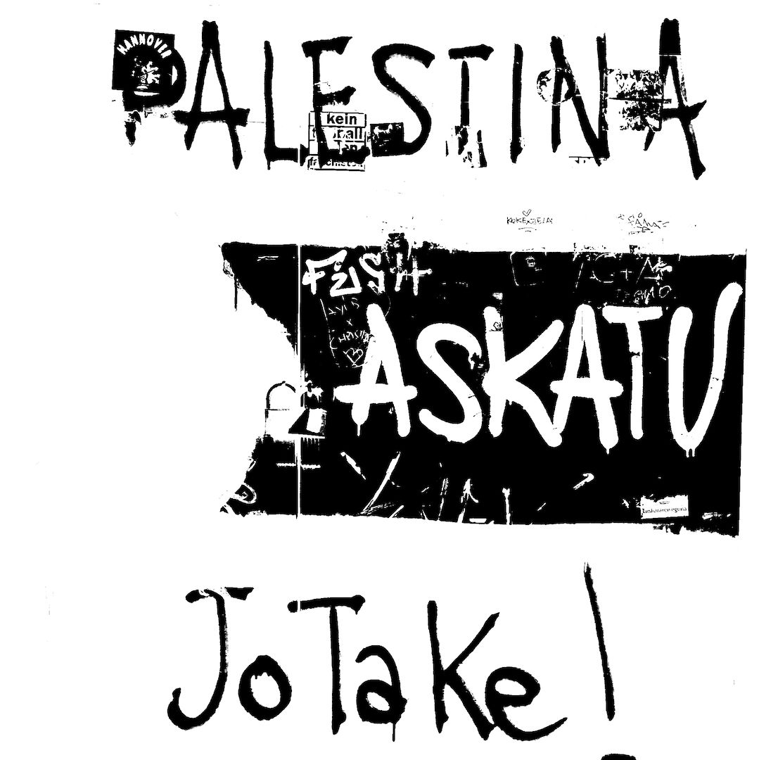 abstract black and white image letterforms