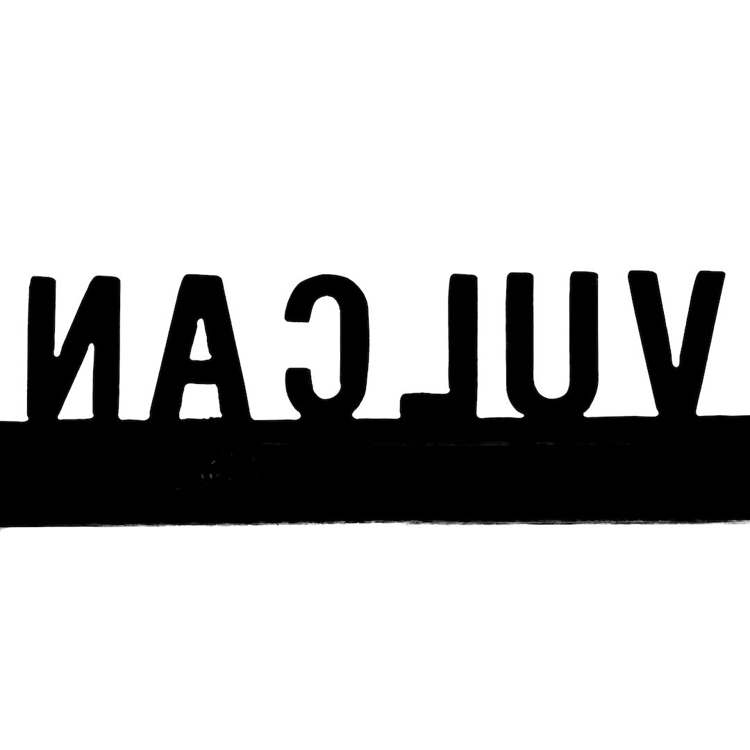 abstract black and white image letterforms