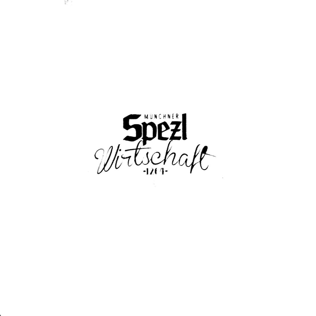 abstract black and white image letterforms