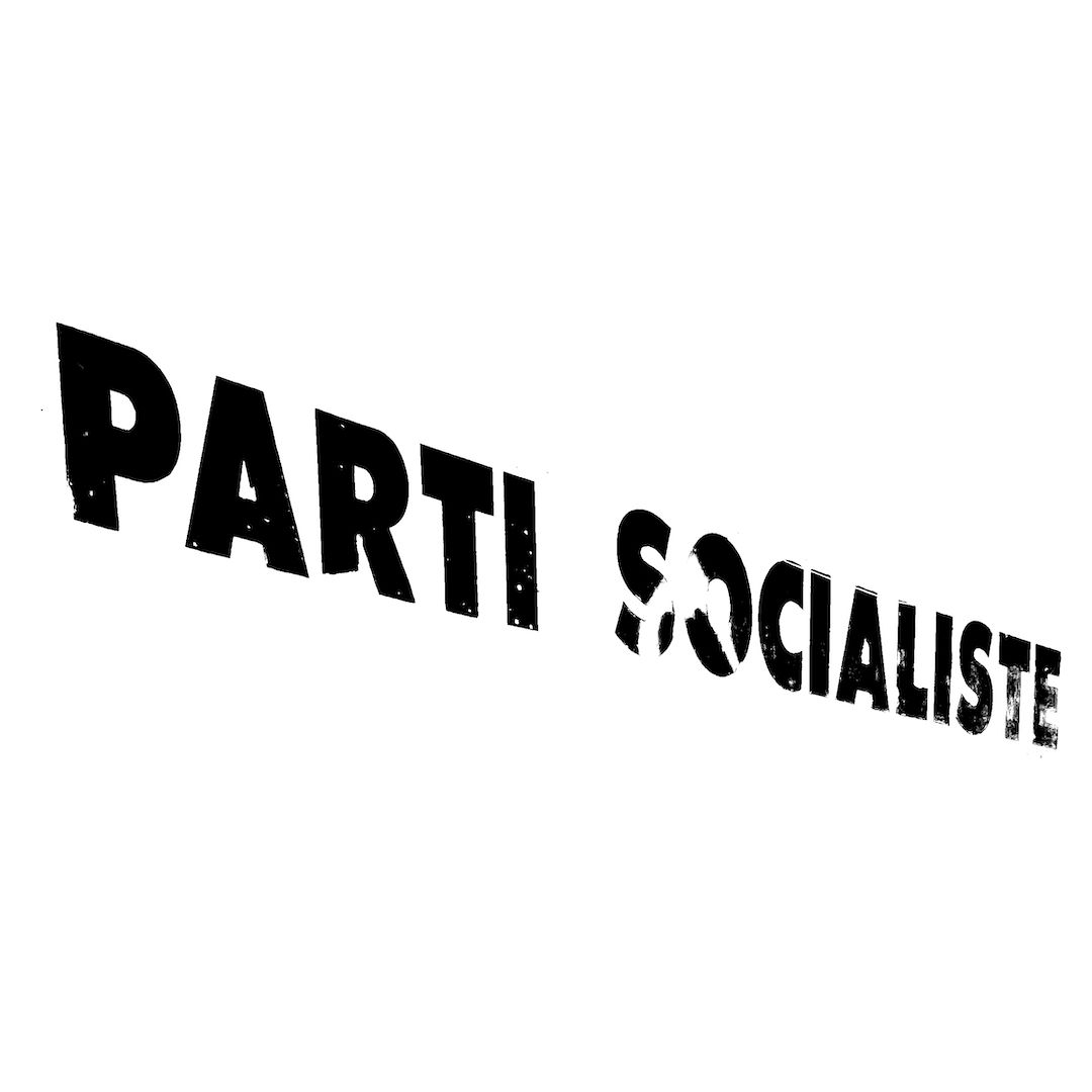 abstract black and white image letterforms