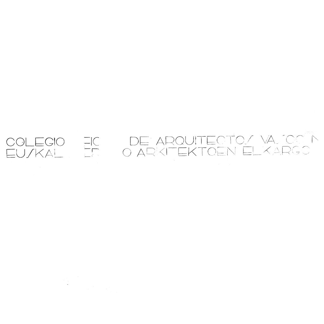 abstract black and white image letterforms