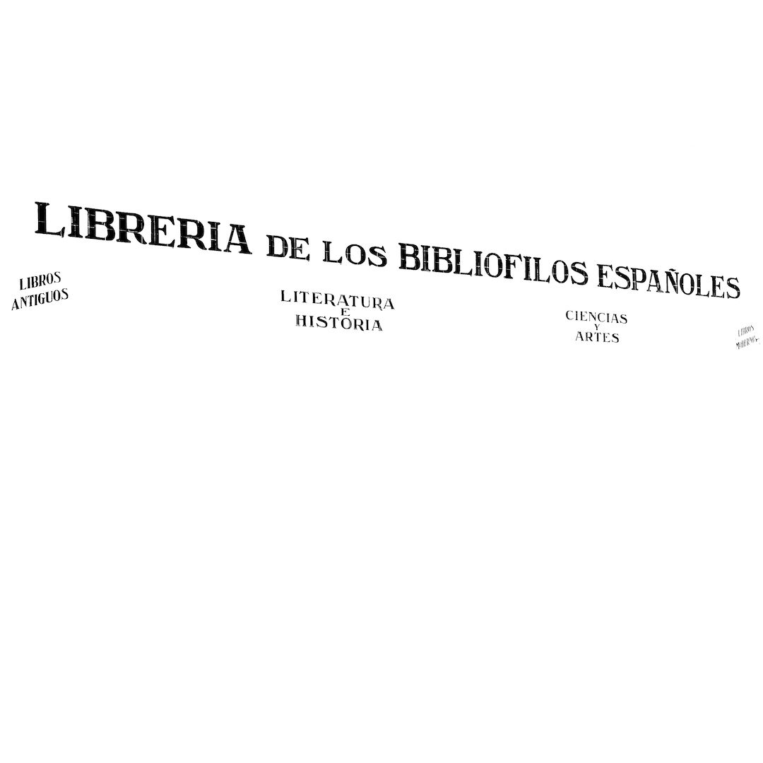 abstract black and white image letterforms