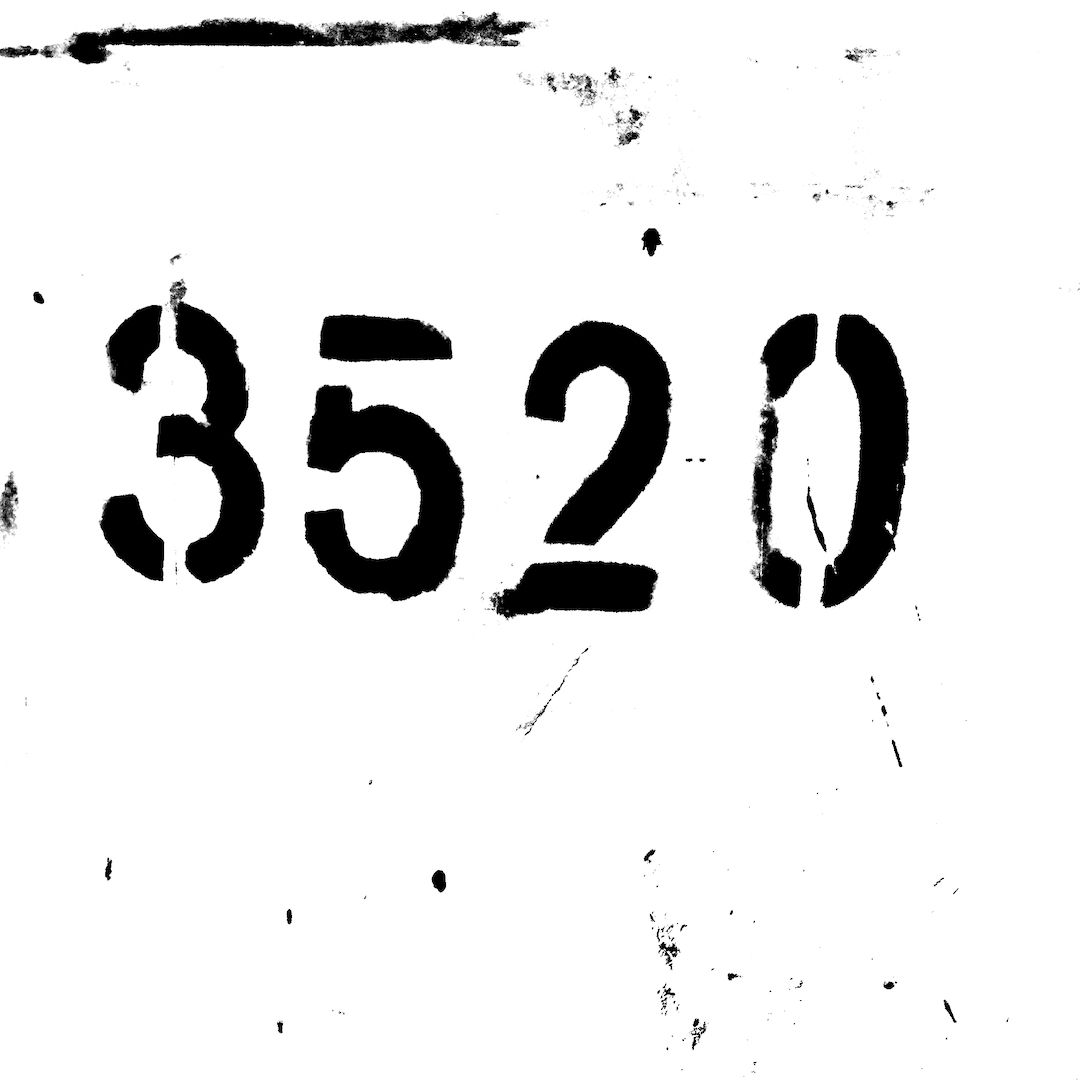 abstract black and white image letterforms