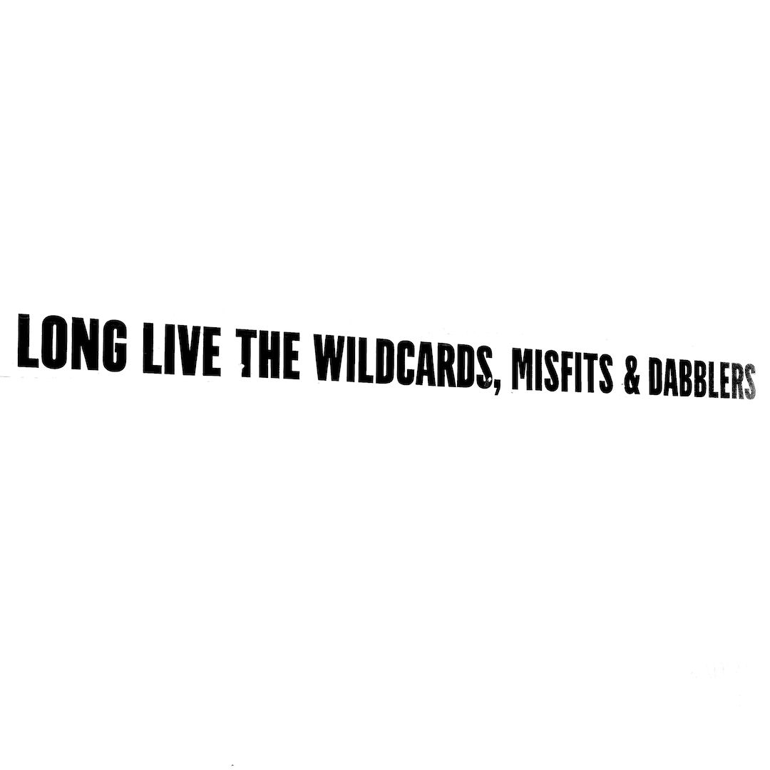 abstract black and white image letterforms