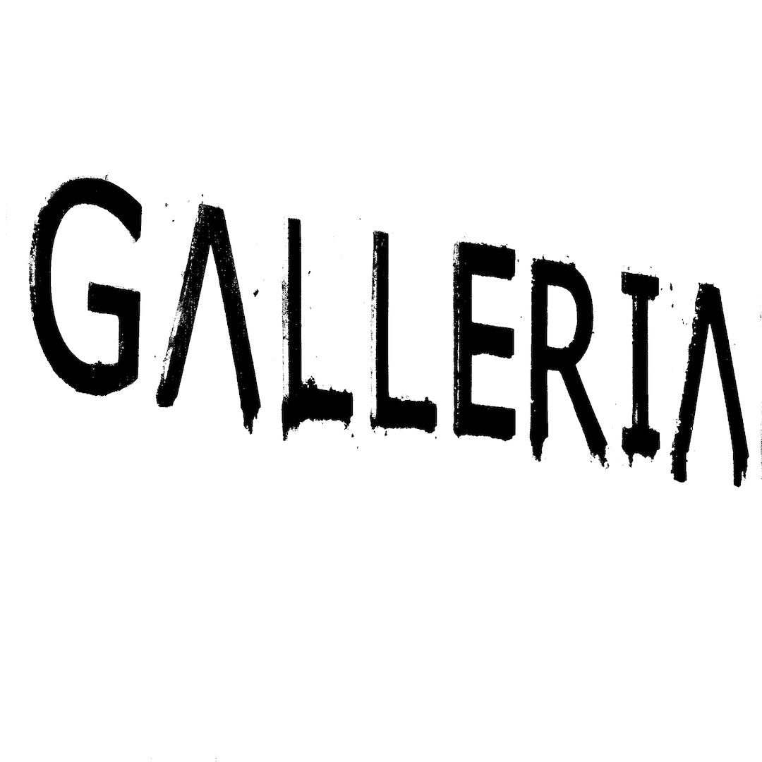 abstract black and white image letterforms