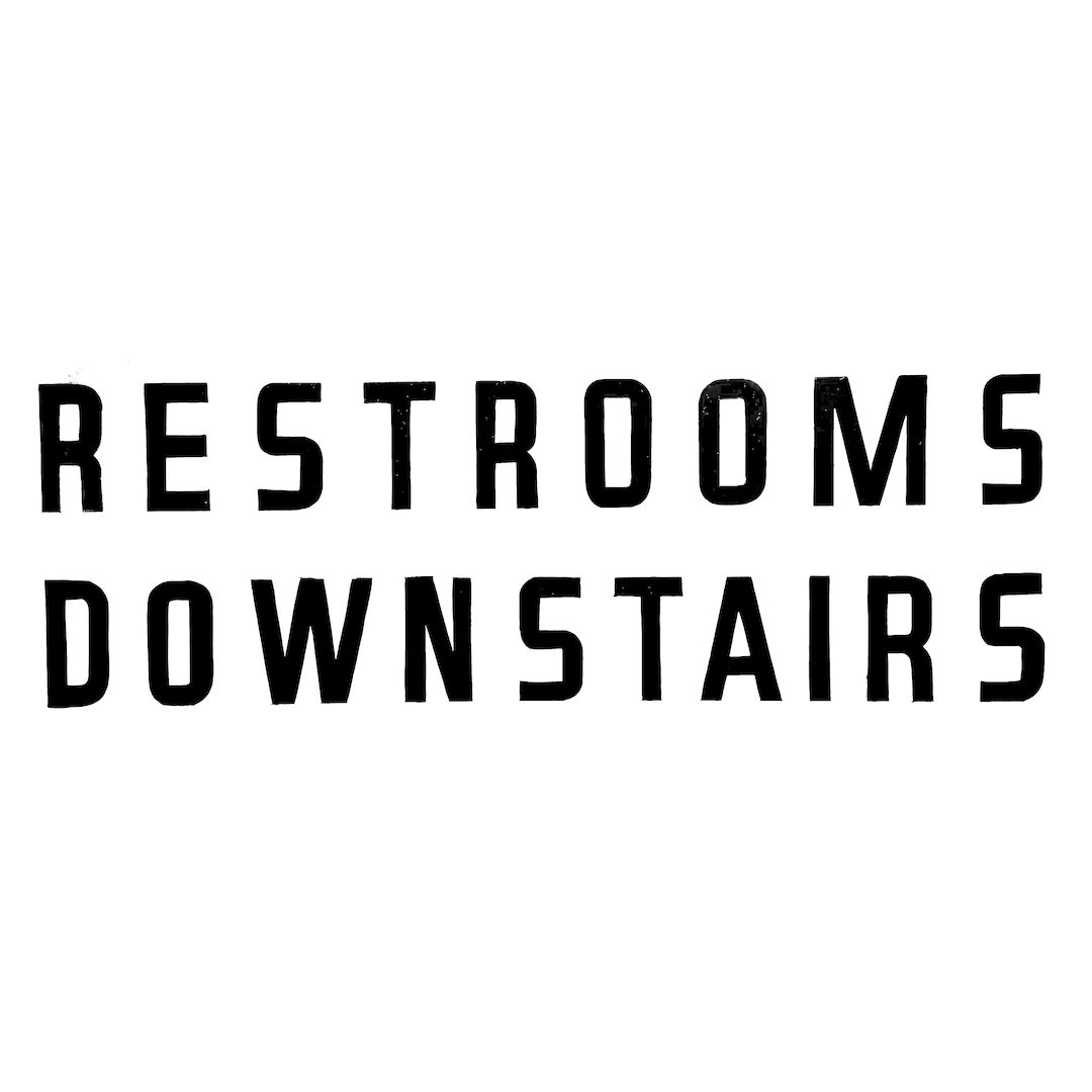 abstract black and white image letterforms