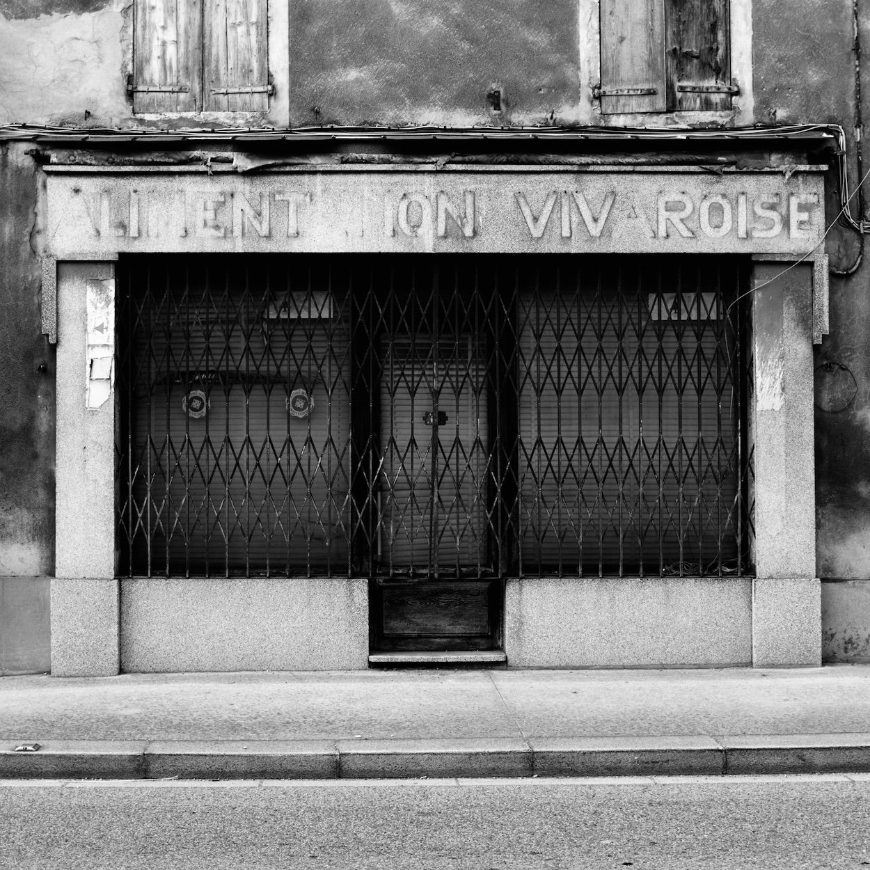 photograph of a doorway, France