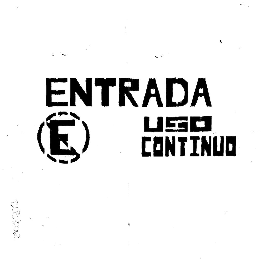 abstract black and white image letterforms