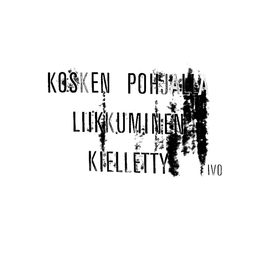 abstract black and white image letterforms