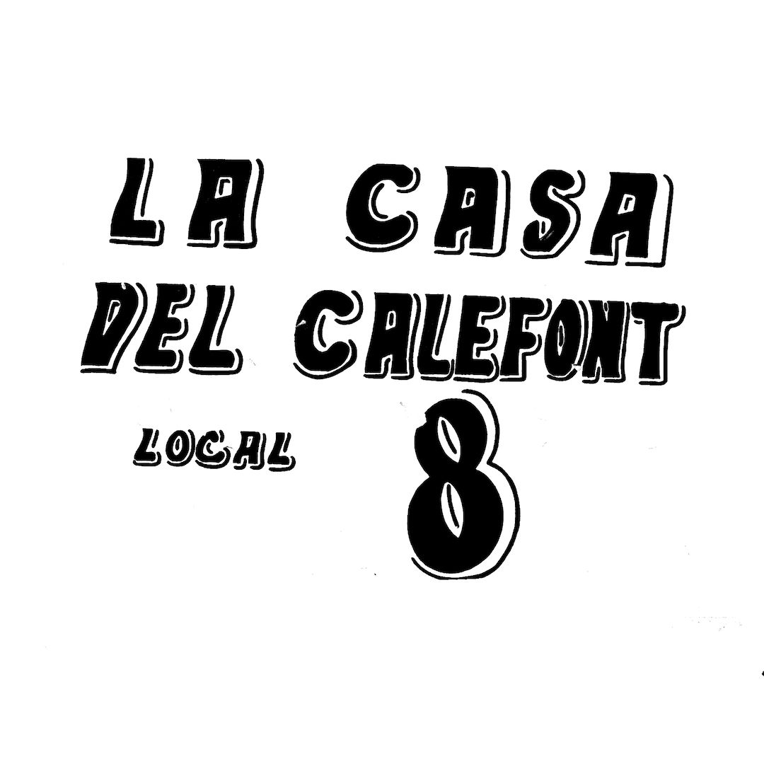 abstract black and white image letterforms