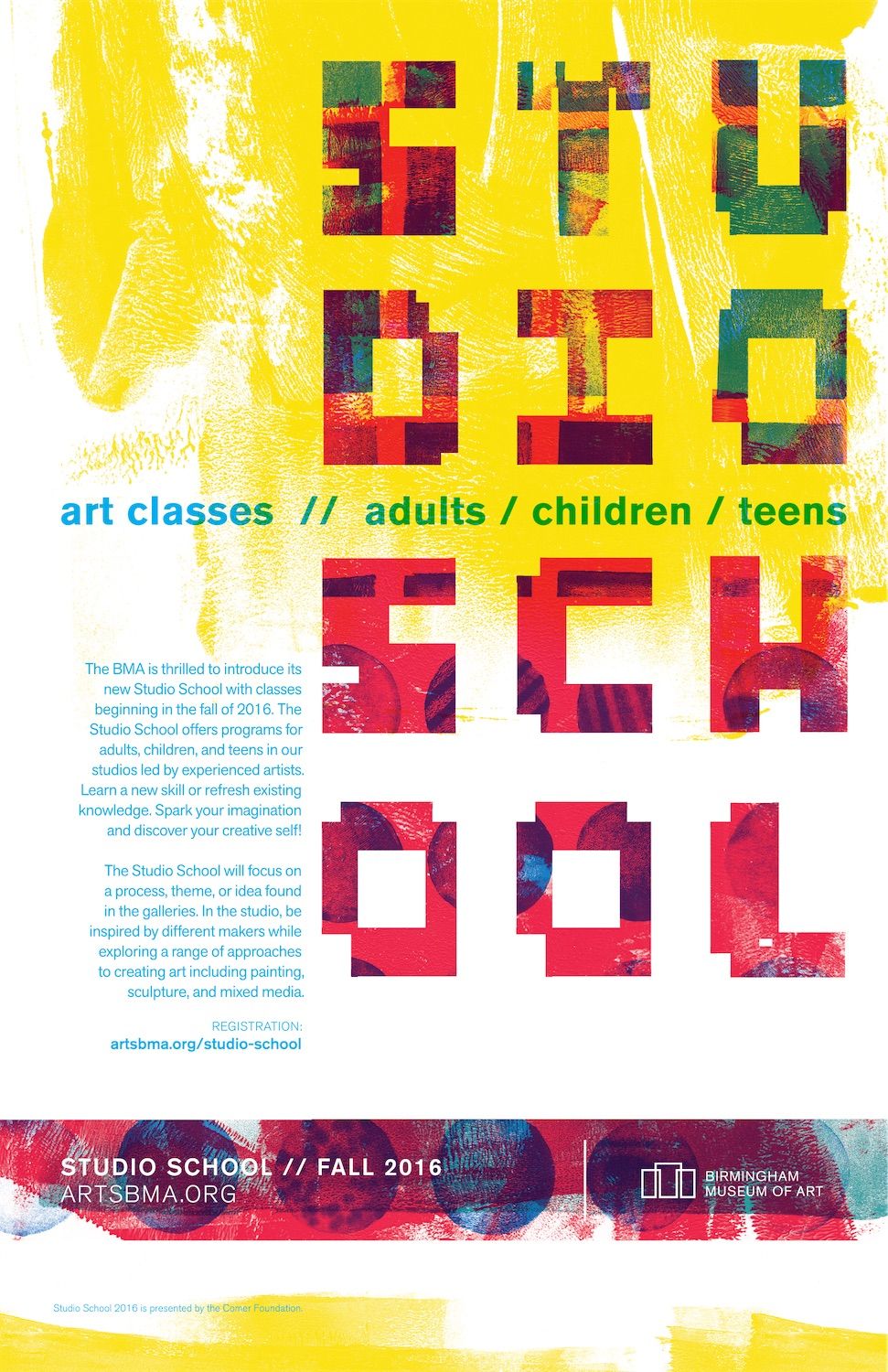 Poster for an studio program