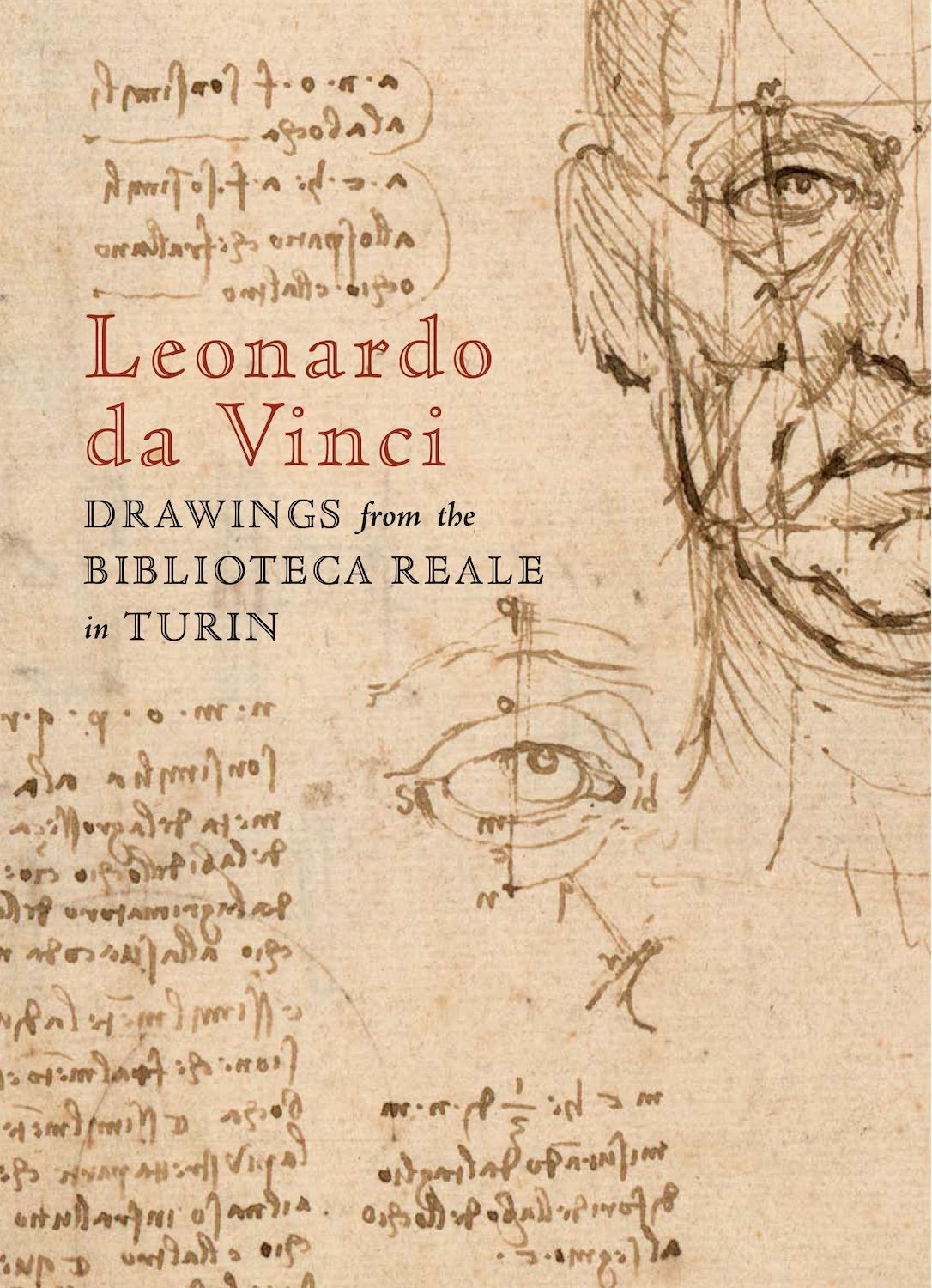 book cover with leonardo da vinci illustration