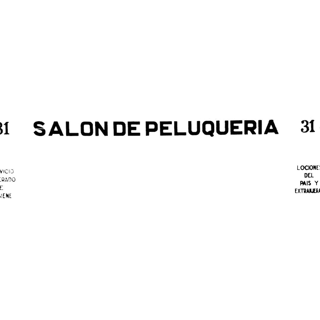 abstract black and white image letterforms