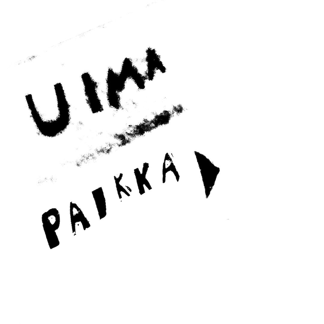 abstract black and white image letterforms