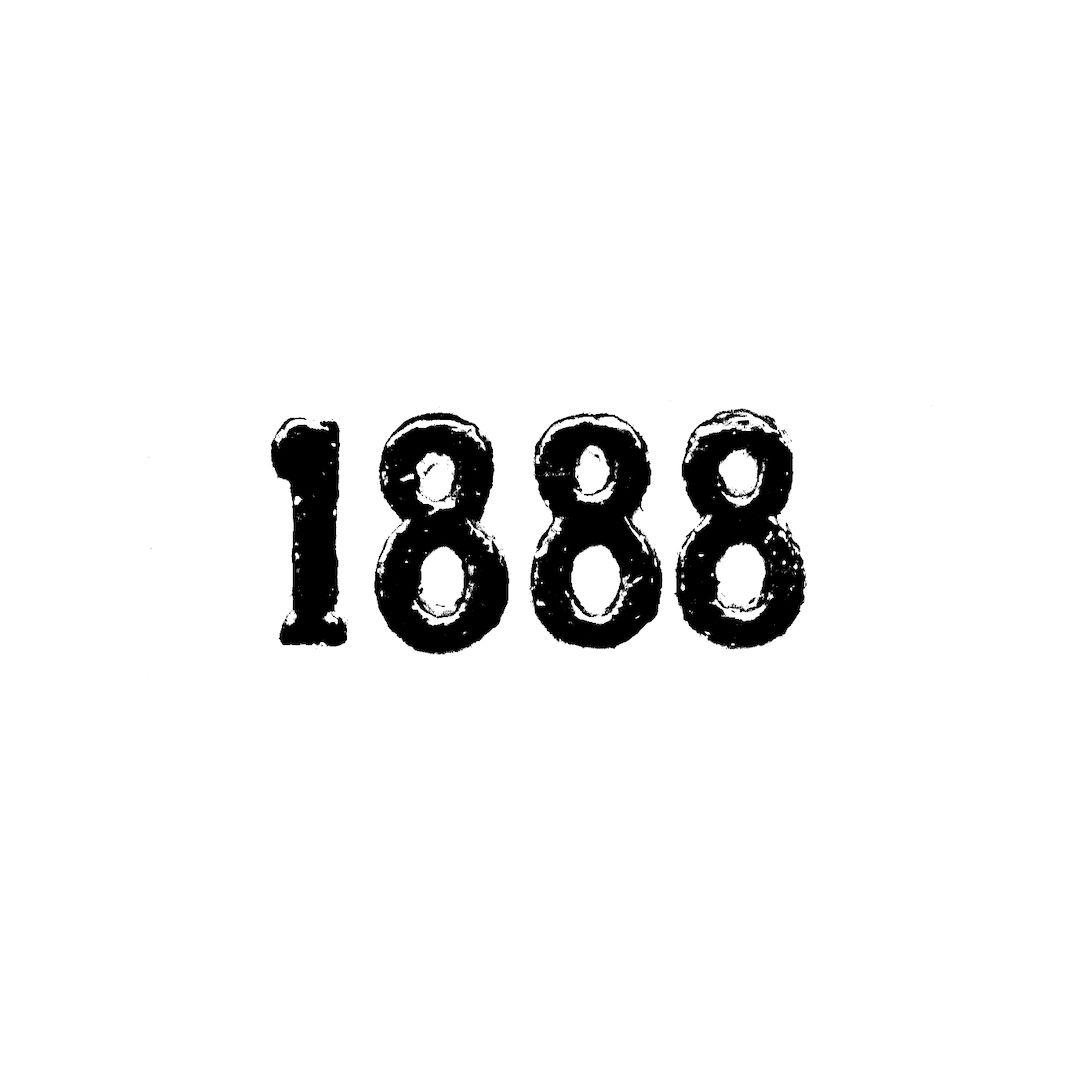 abstract black and white image letterforms