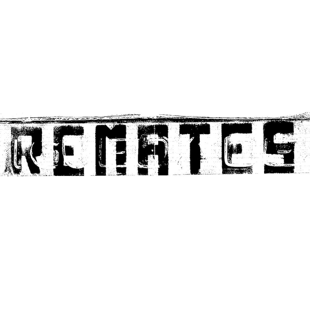 abstract black and white image letterforms