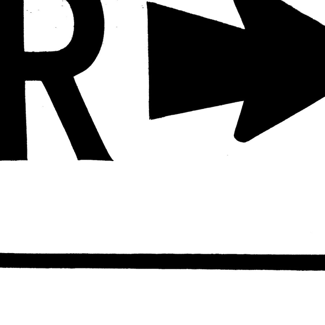 abstract black and white image letterforms