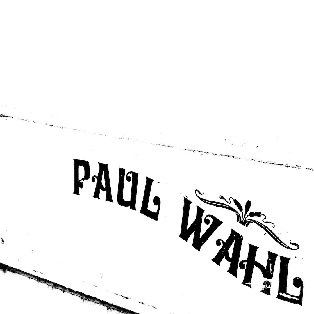 abstract black and white image letterforms