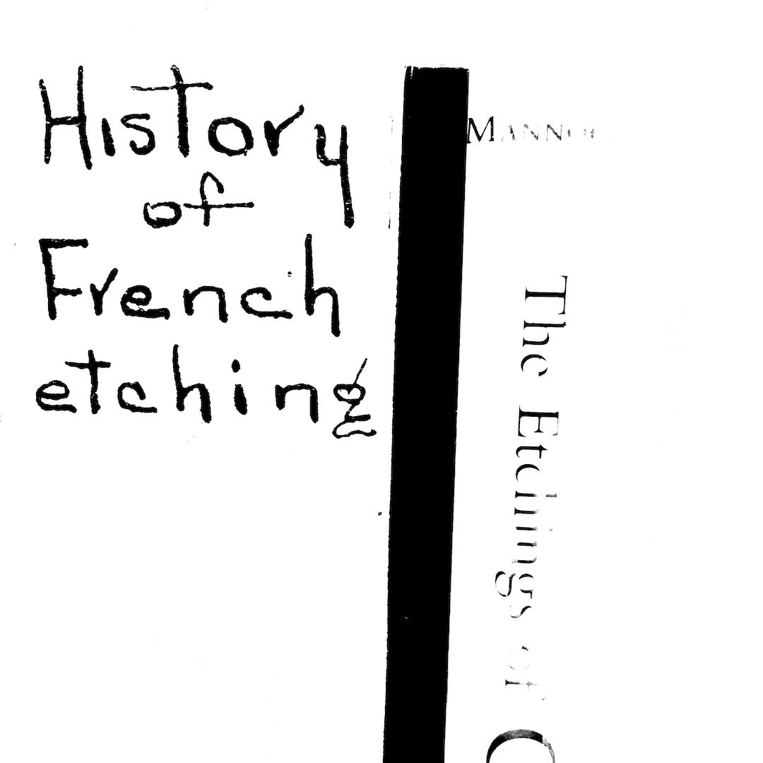 abstract black and white image letterforms