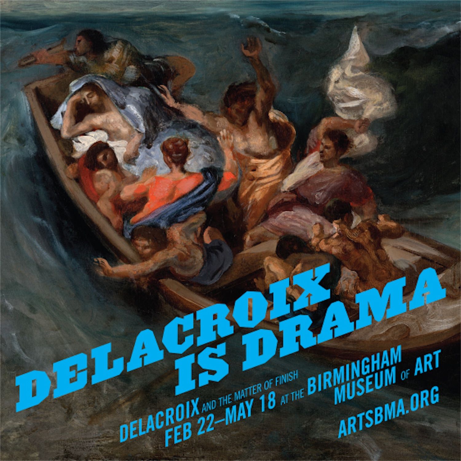 poster for a delacroix exhibition