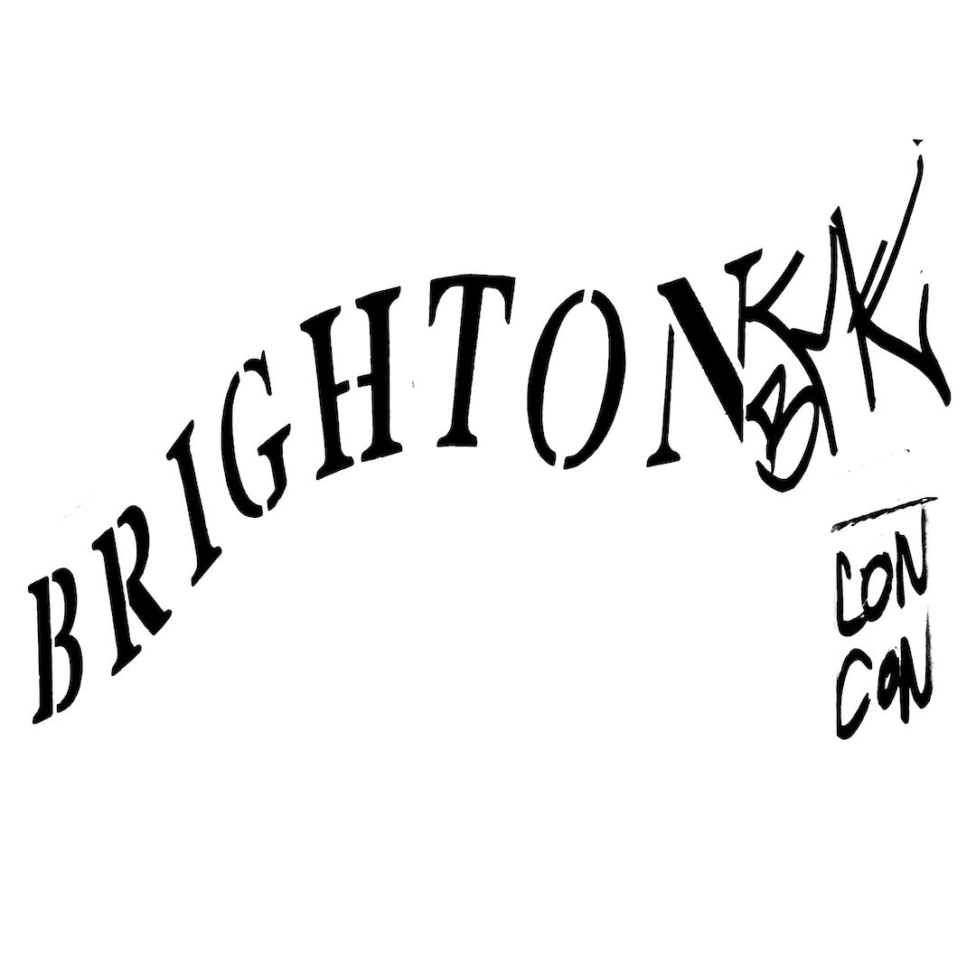 abstract black and white image letterforms