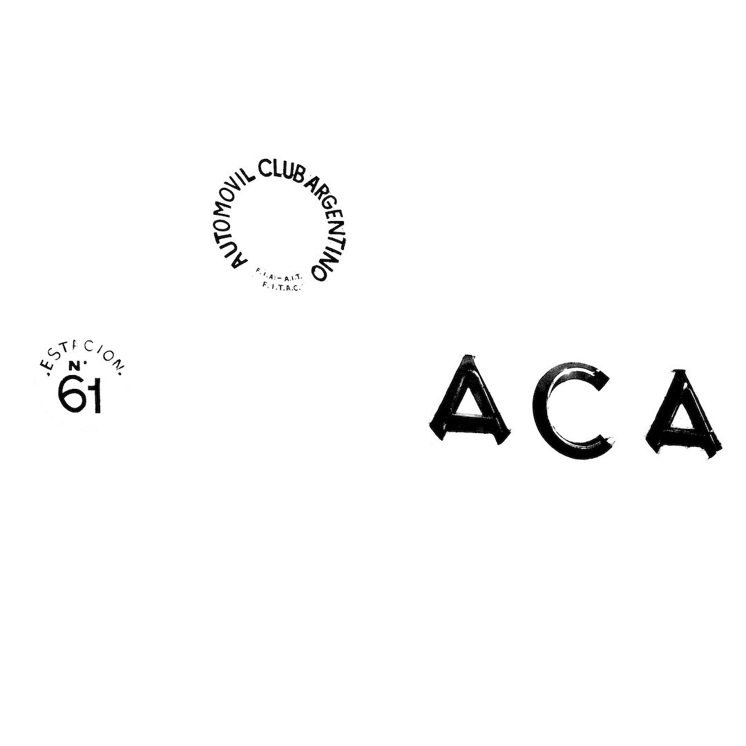 abstract black and white image letterforms