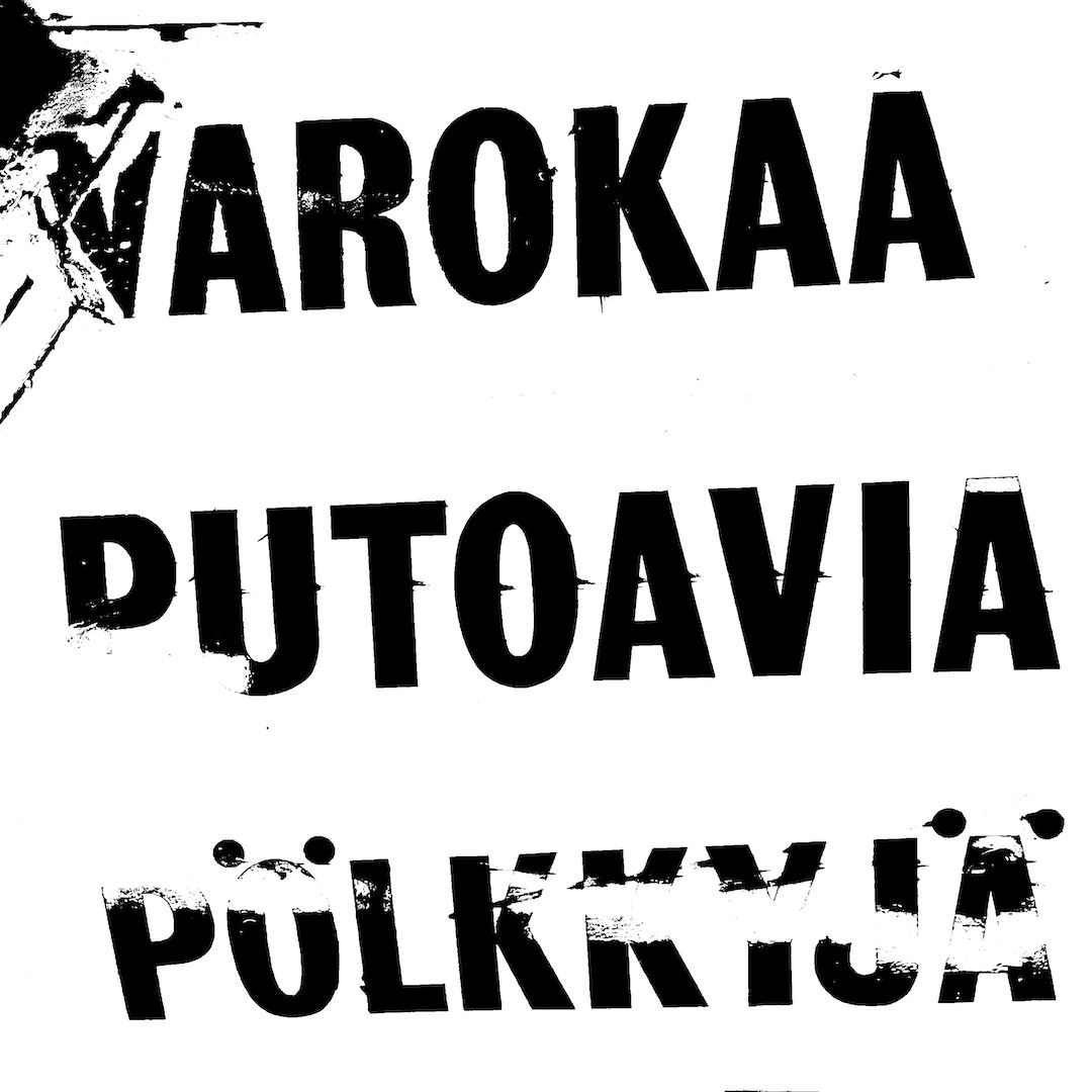 abstract black and white image letterforms