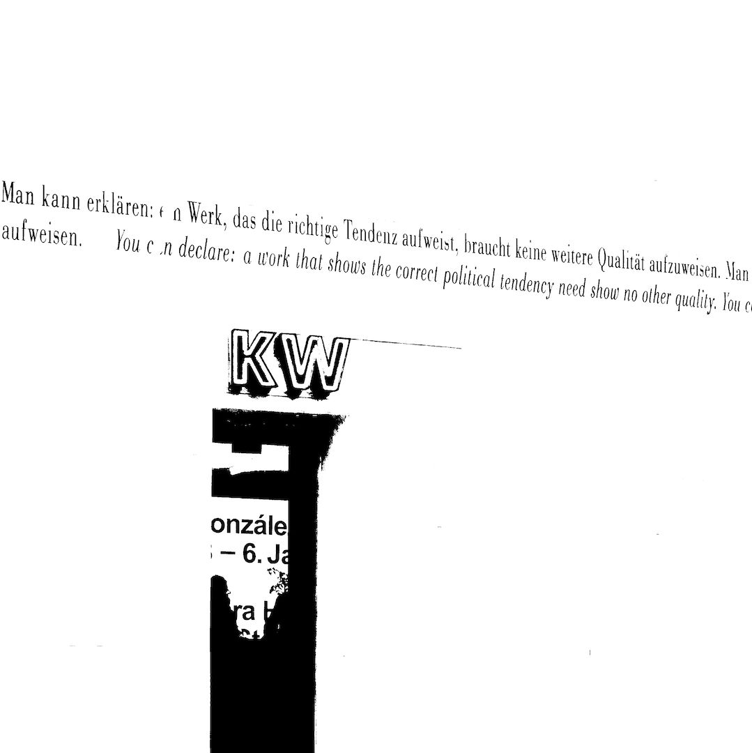 abstract black and white image letterforms