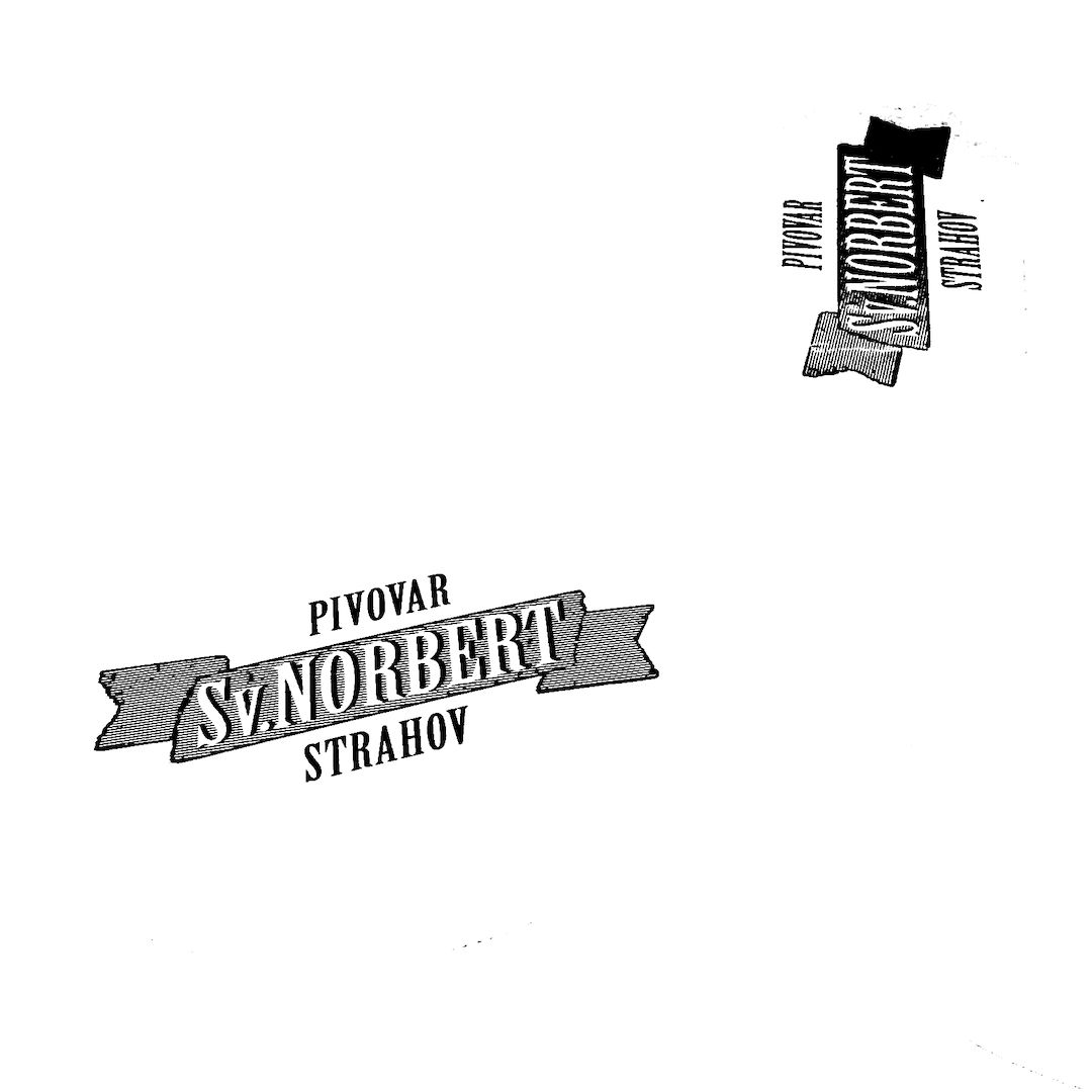 abstract black and white image letterforms