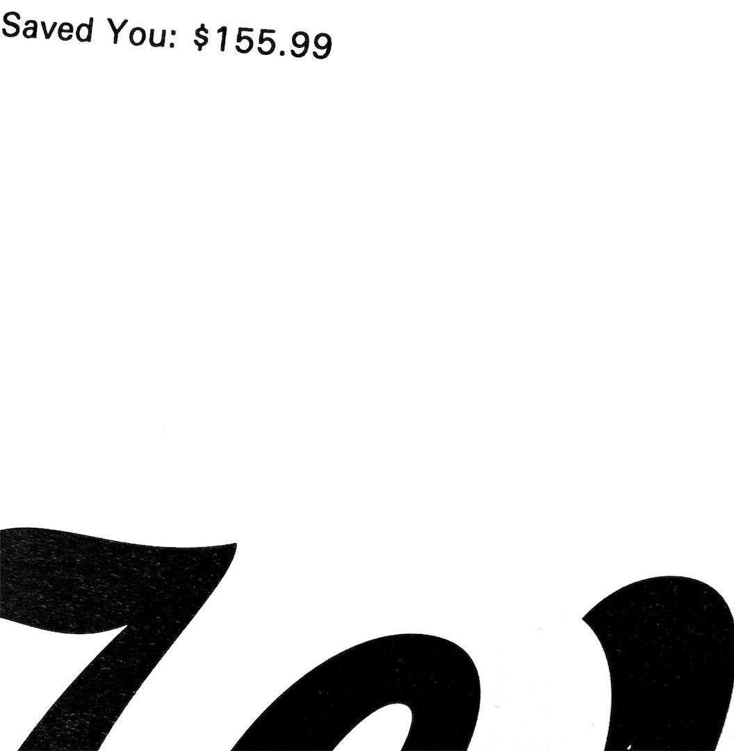 abstract black and white image letterforms