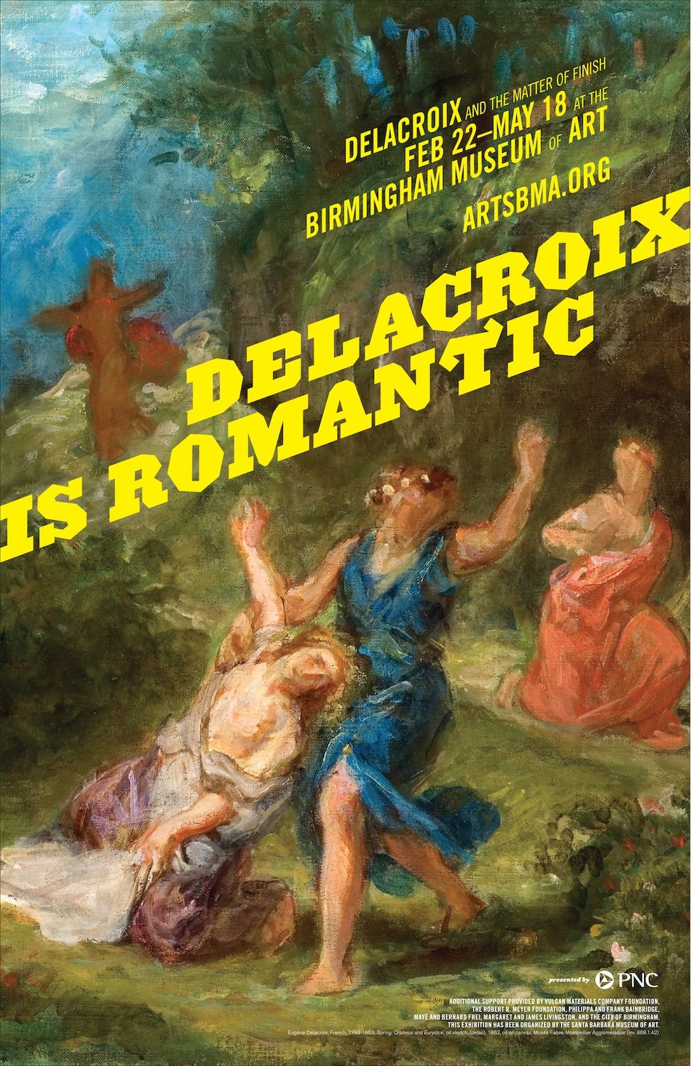 poster for a delacroix exhibition