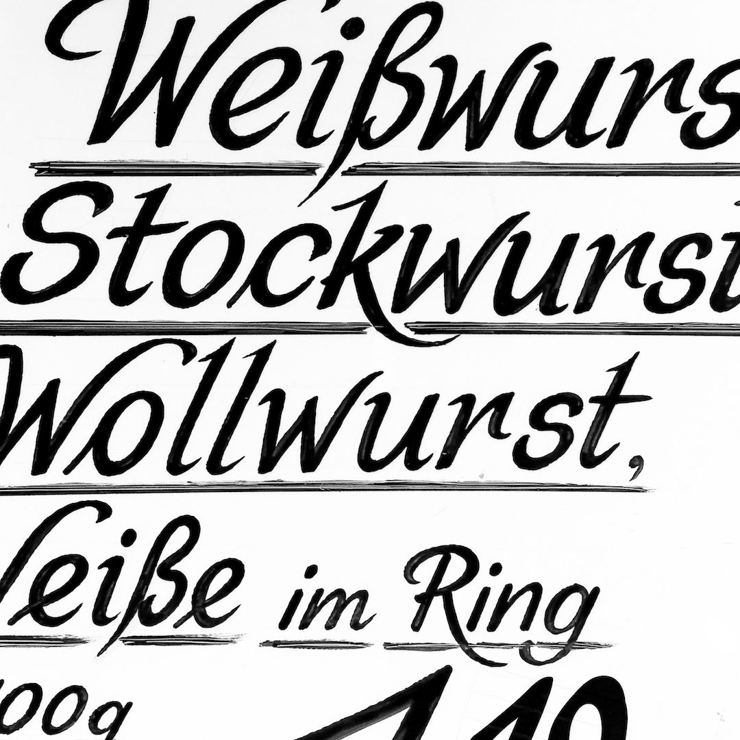 abstract black and white image letterforms
