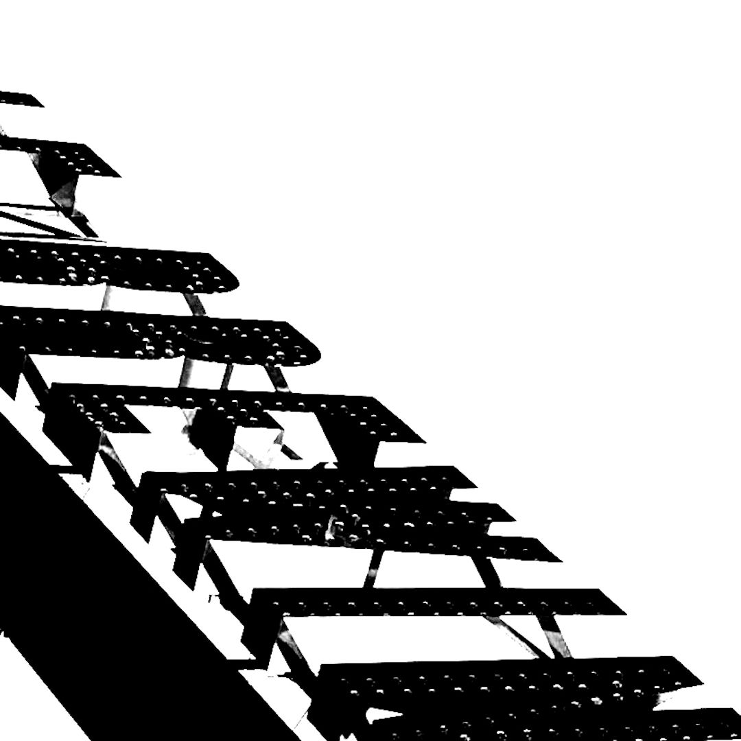 abstract black and white image letterforms