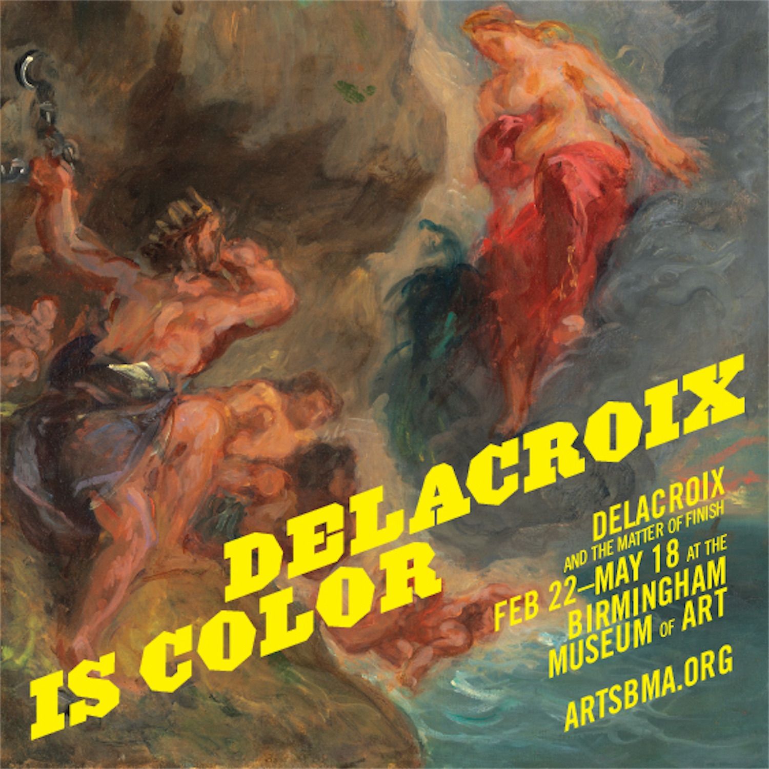 poster for a delacroix exhibition