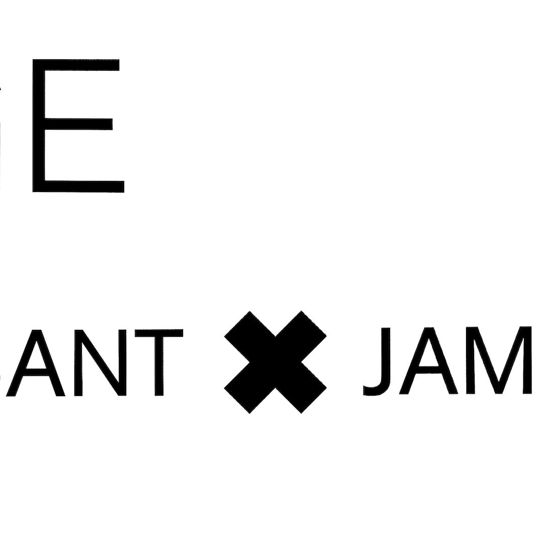 abstract black and white image letterforms