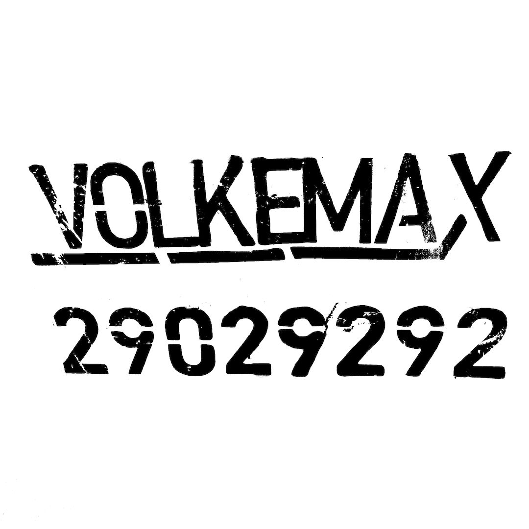 abstract black and white image letterforms