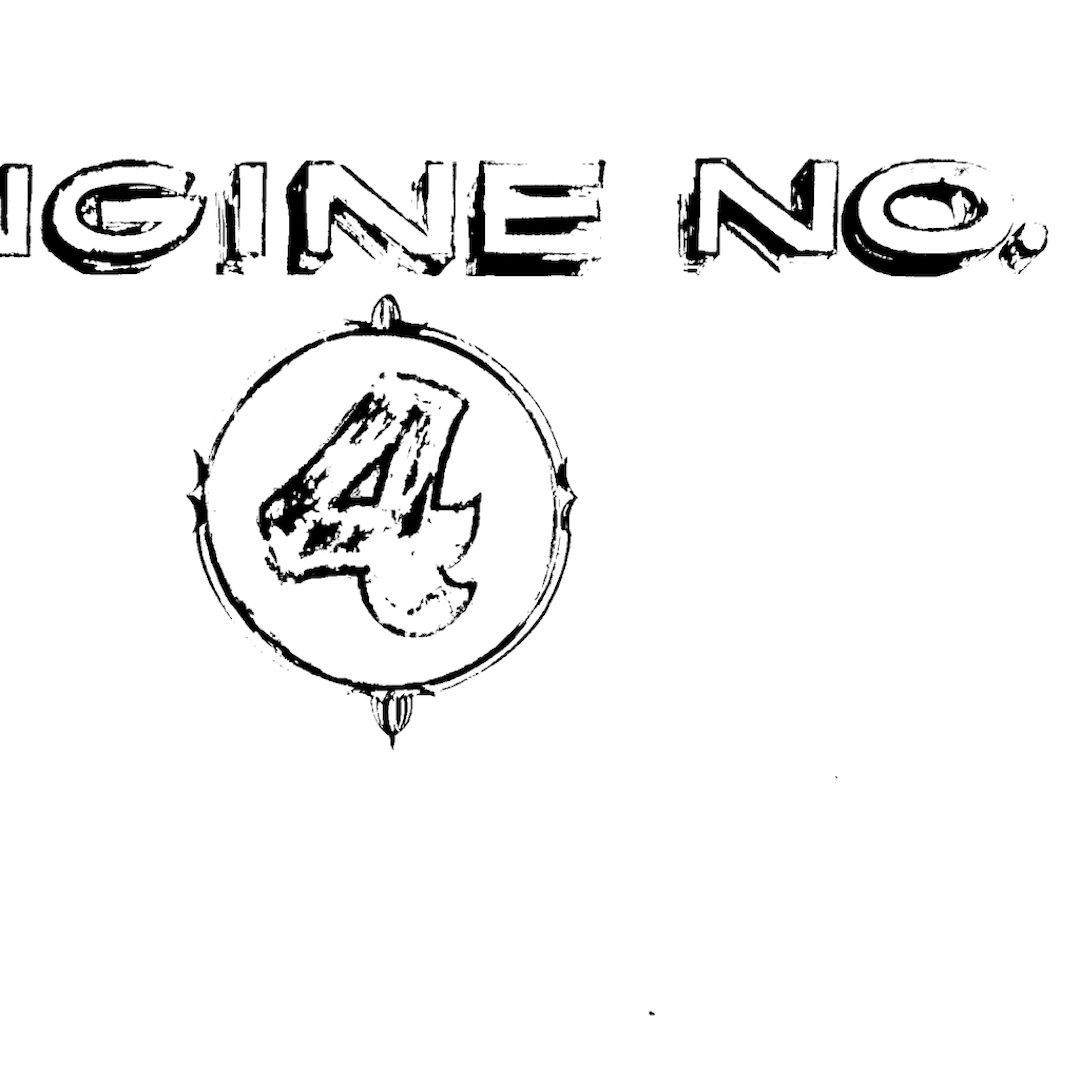abstract black and white image letterforms