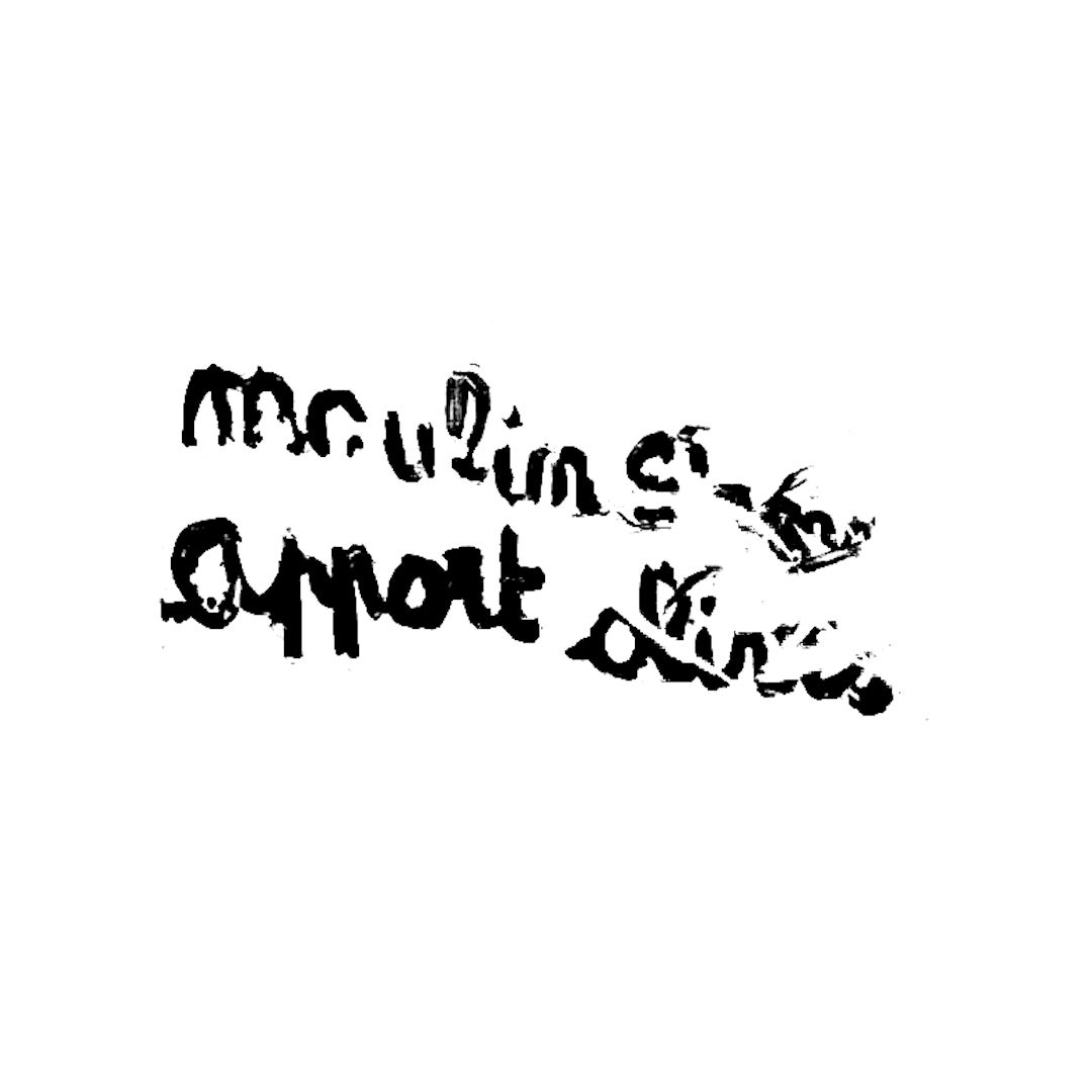 abstract black and white image letterforms