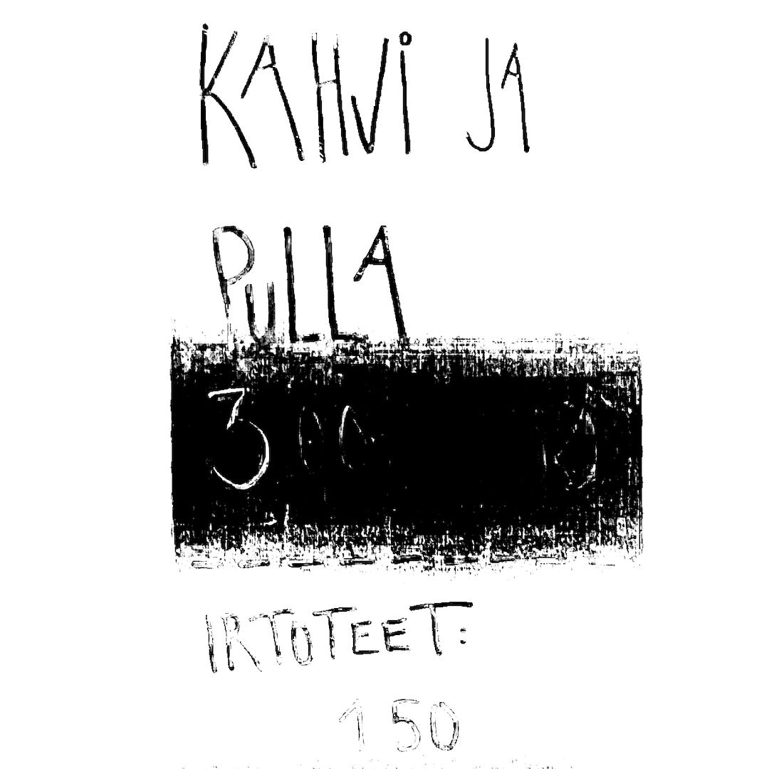 abstract black and white image letterforms