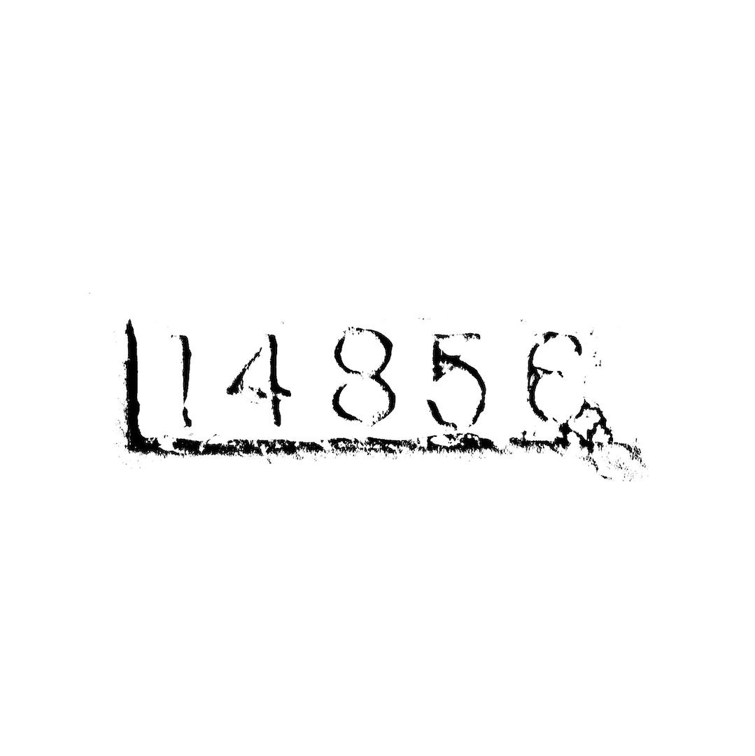 abstract black and white image letterforms