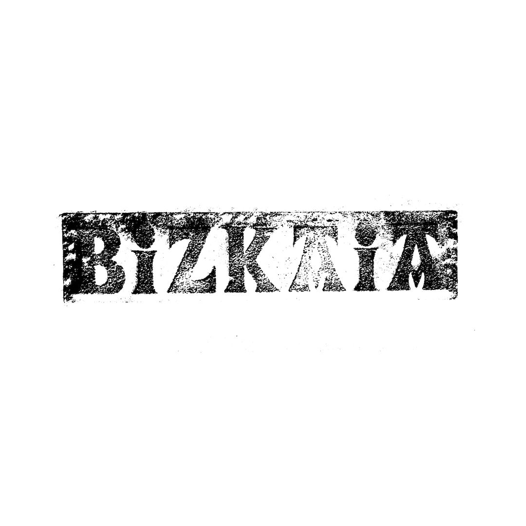 abstract black and white image letterforms